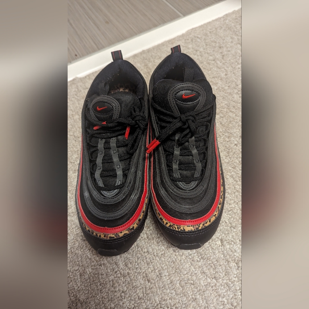 Air max 97 black leopard pack size 9 women